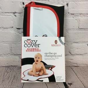 NCAA Wisconsin Badgers Baby Cozy Cover Diaper Changing Pad Tailgating Game Day